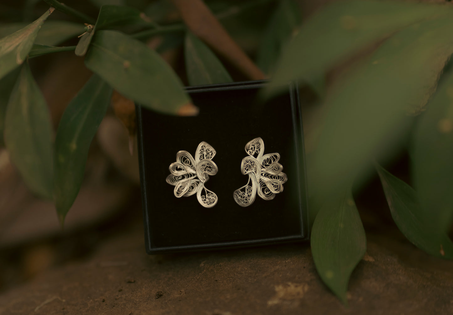 Metamorphoses of Chrysanthemums Earring