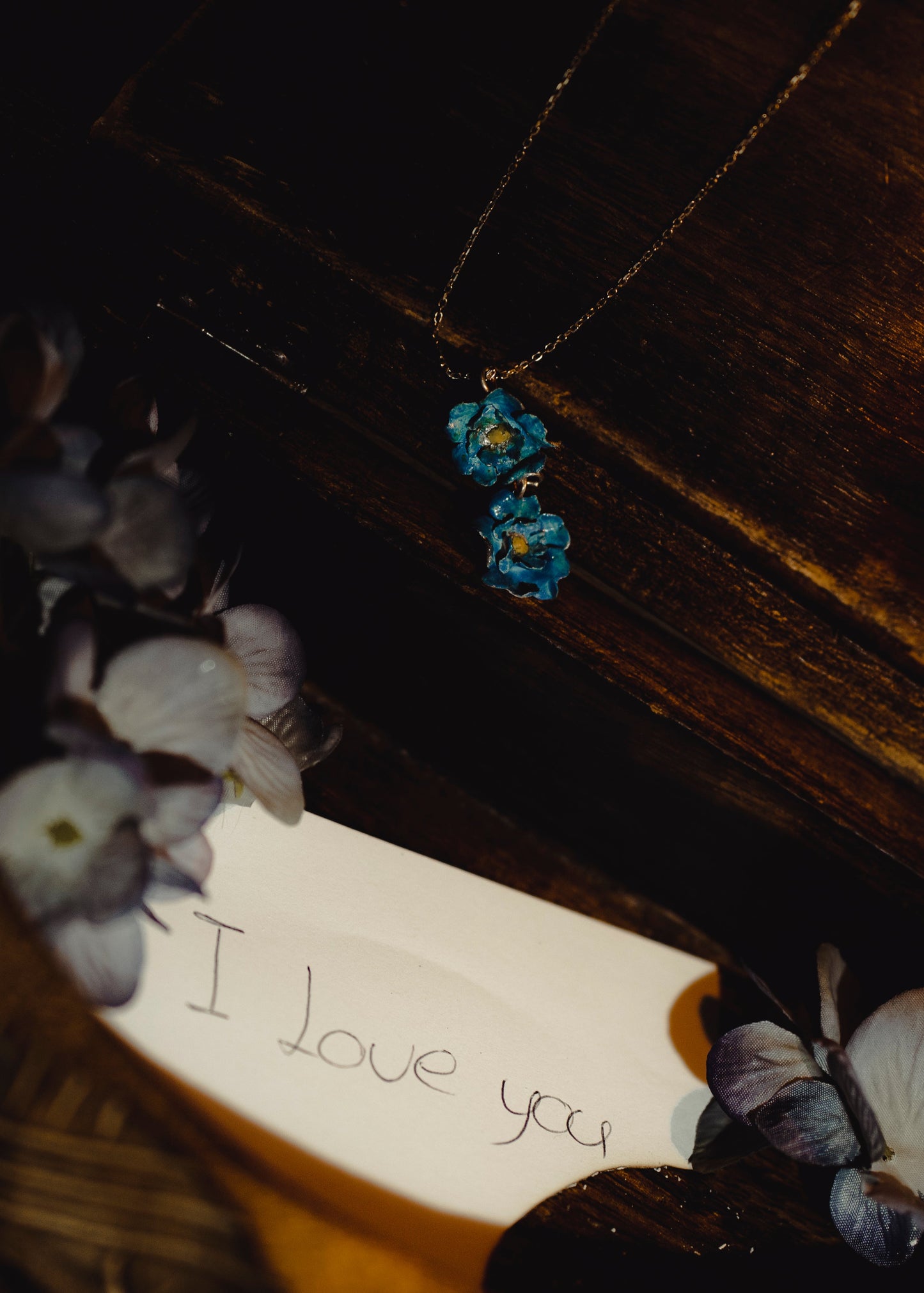 Double memories necklace