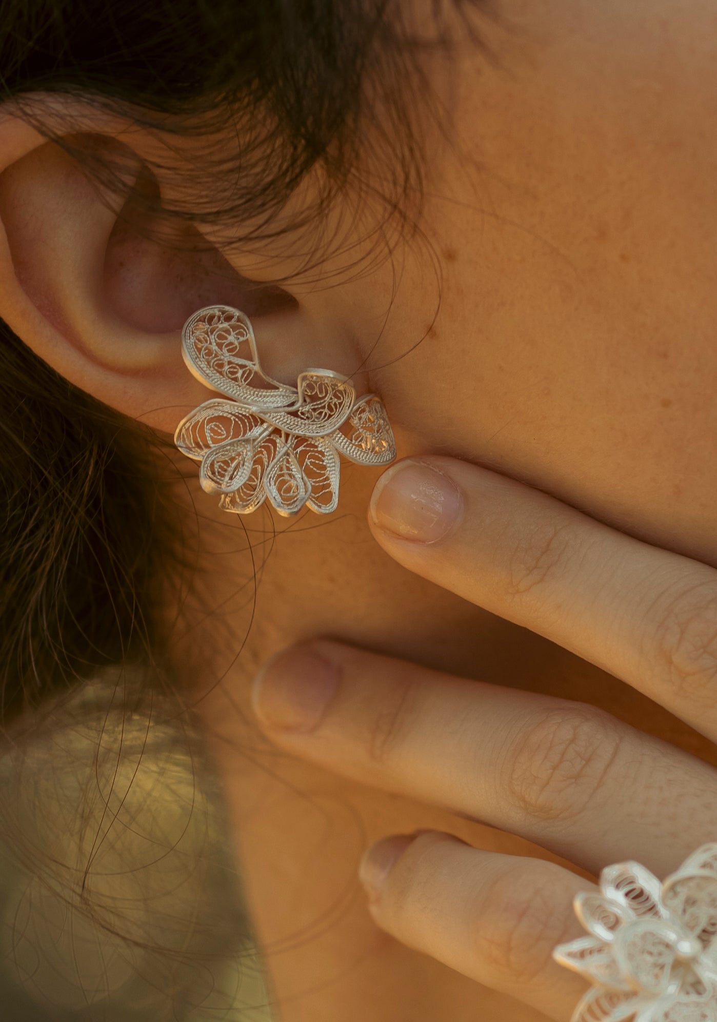 Metamorphoses of Chrysanthemums Earring