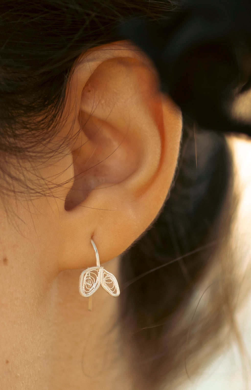 Brincos Pétalas de Cristasemo