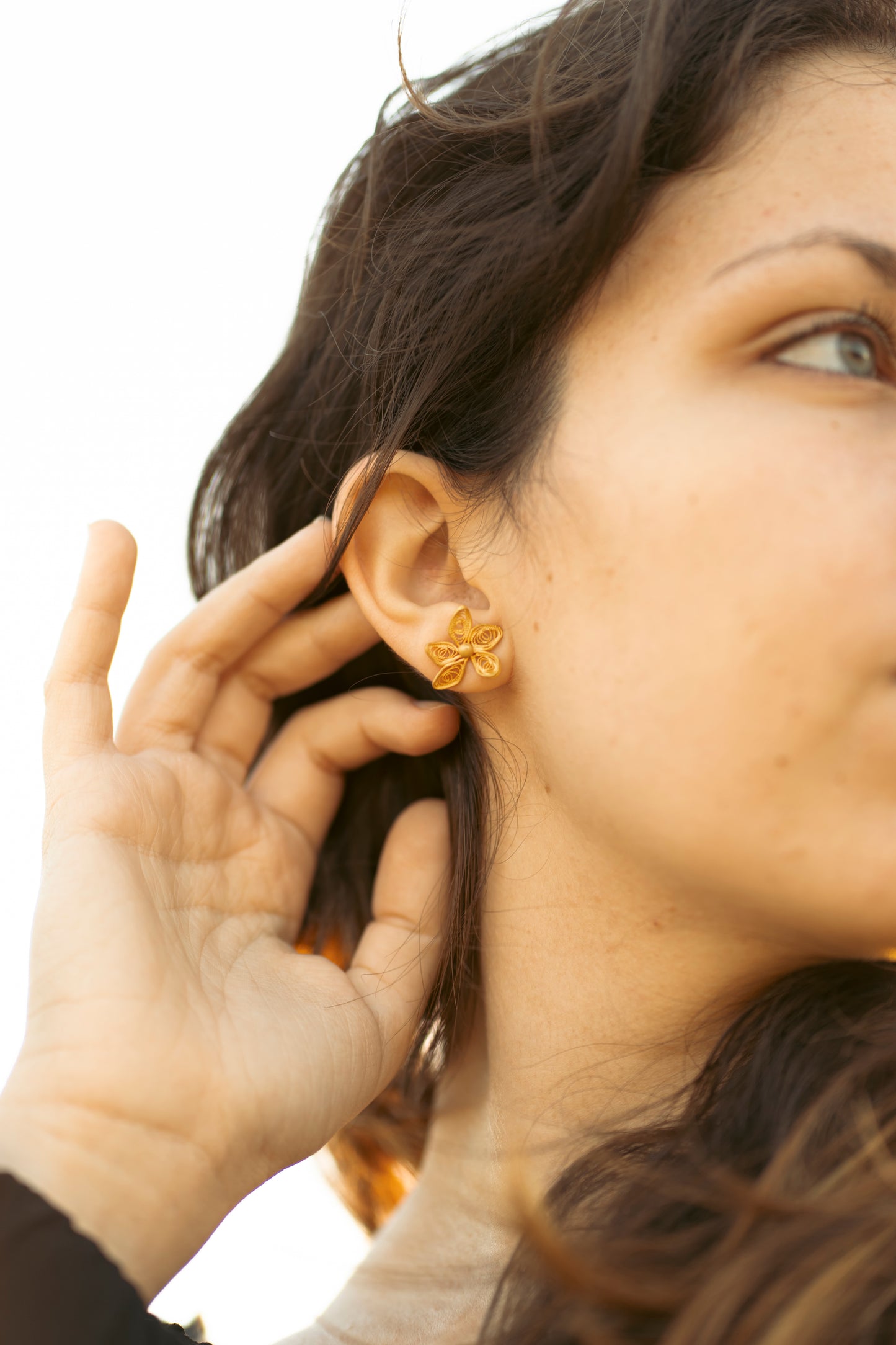 Brincos Cristasemo Dourados