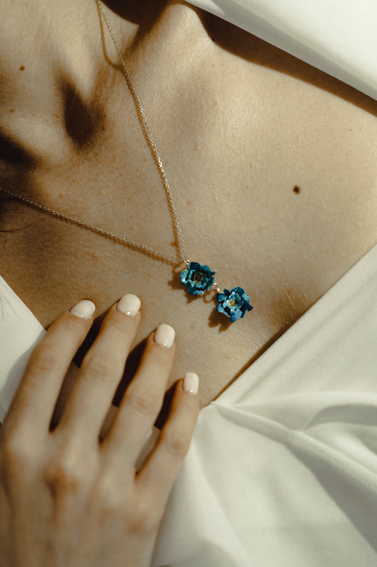 Double memories necklace