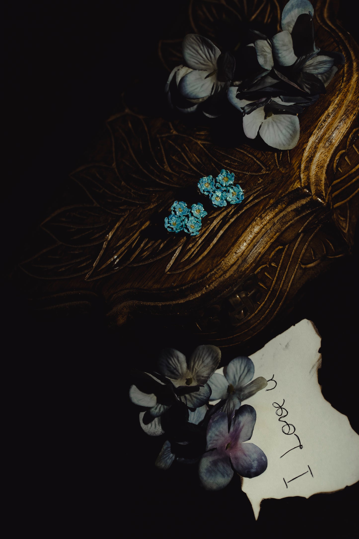 Forget Me Not earrings