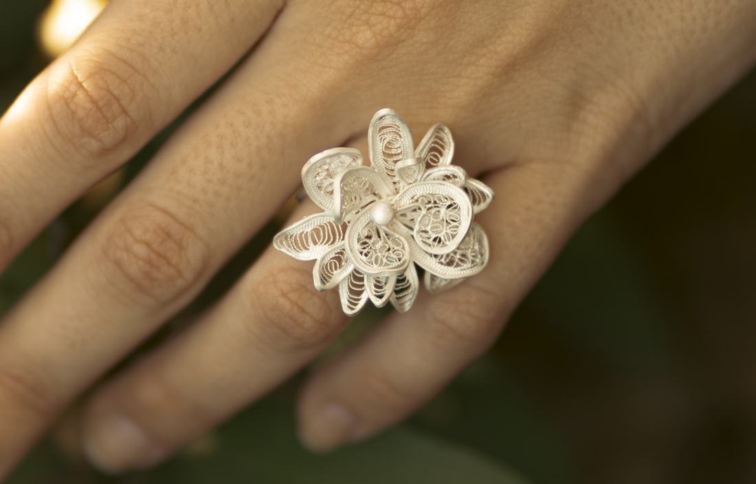 Ring of Chrysanthemums — Ignis Jewellery